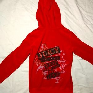 Juicy couture velour zip up